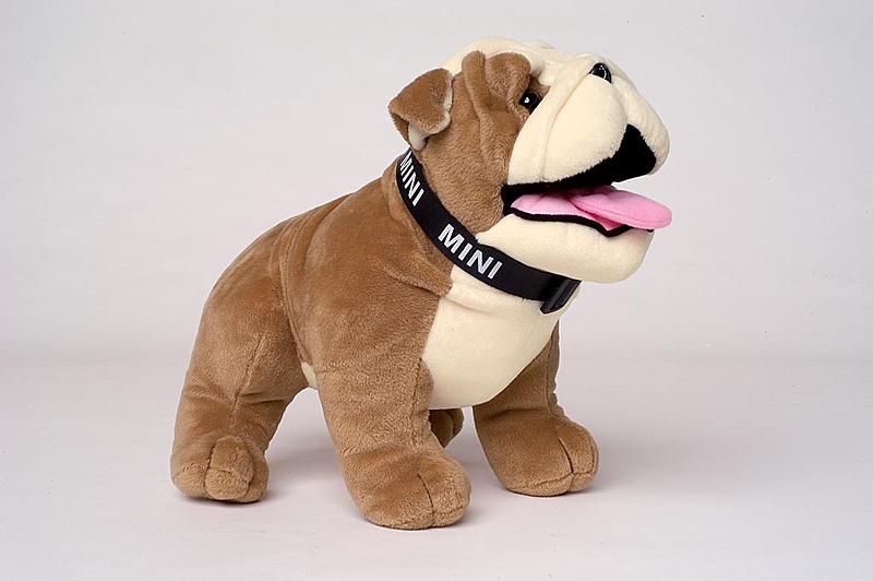 red bulldog plush