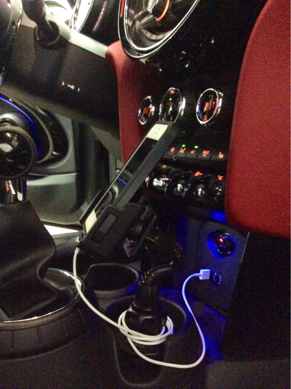 mini cooper f56 phone holder