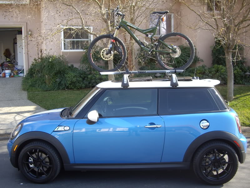 mini cooper bike roof rack