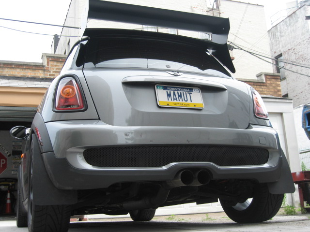 Mini cooper r56 on sale mud flaps