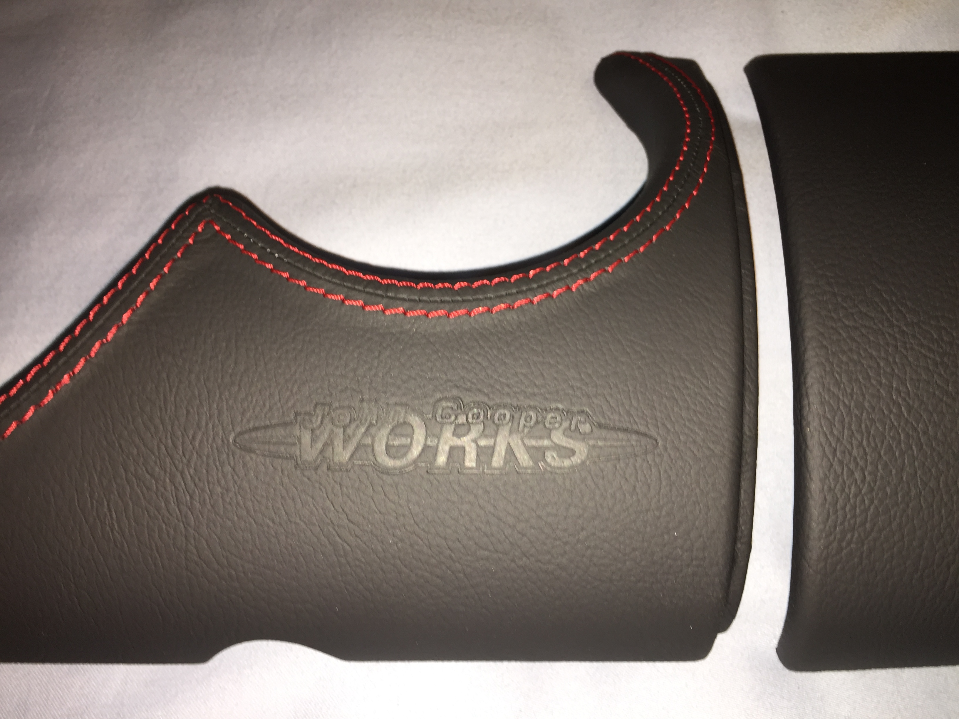 FS:: John Cooper Works - NOS JCW Leather Dash w/ Red Stitching ...