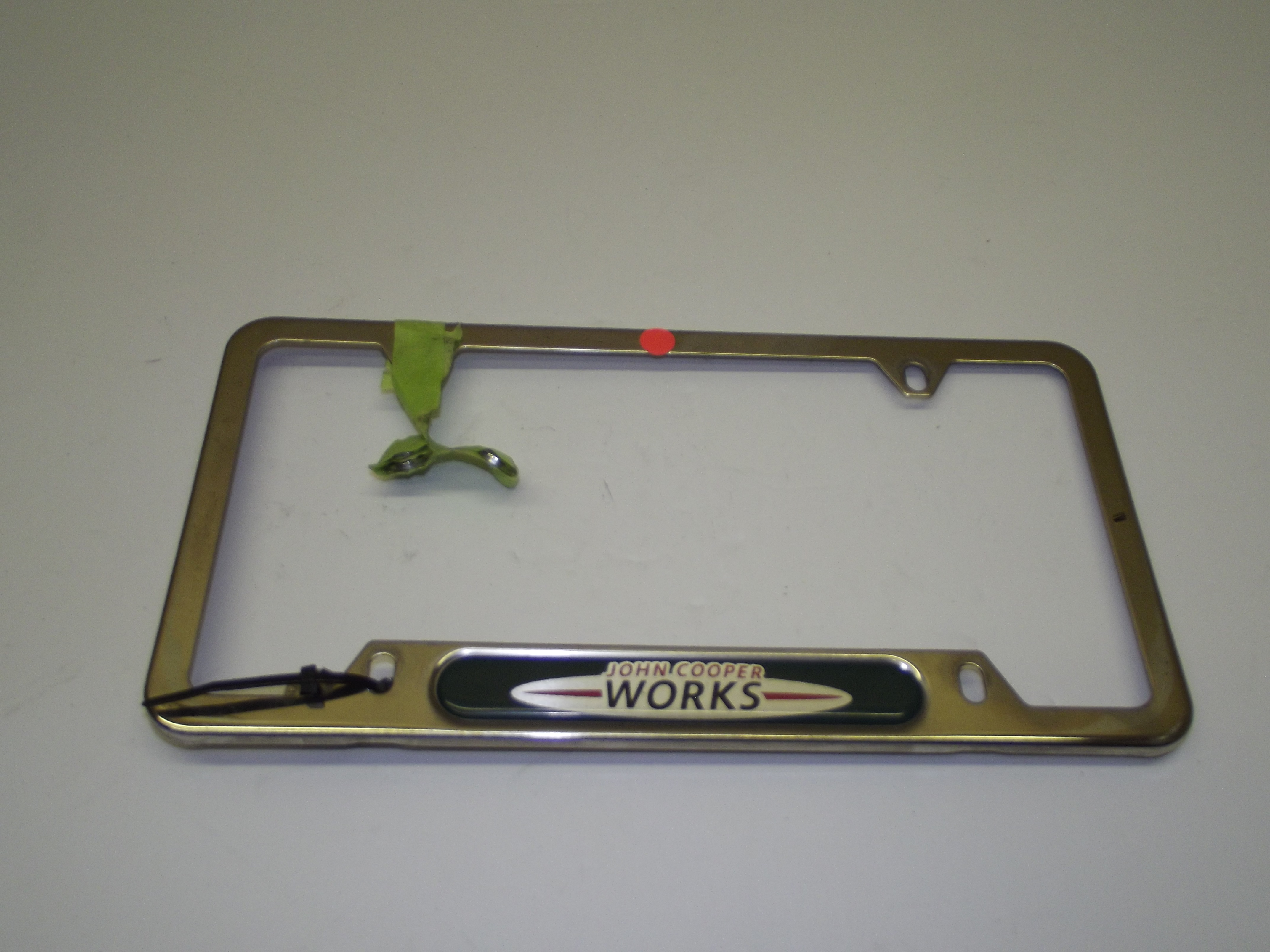 Fs Jcw Stainless License Plate Frame North American Motoring 9877