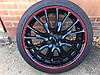 R113 18&quot; JCW gloss black wheels with red stripe-img_1670.jpg