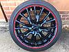 R113 18&quot; JCW gloss black wheels with red stripe-img_1671.jpg