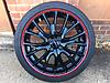 R113 18&quot; JCW gloss black wheels with red stripe-img_1674.jpg