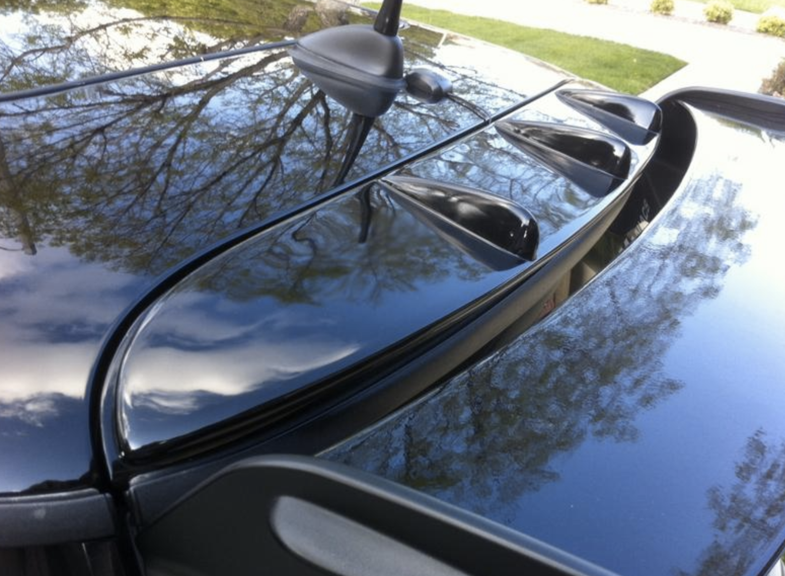 FS:: brand new open box shark fin spoiler for R53, all weather mats for R56  - North American Motoring