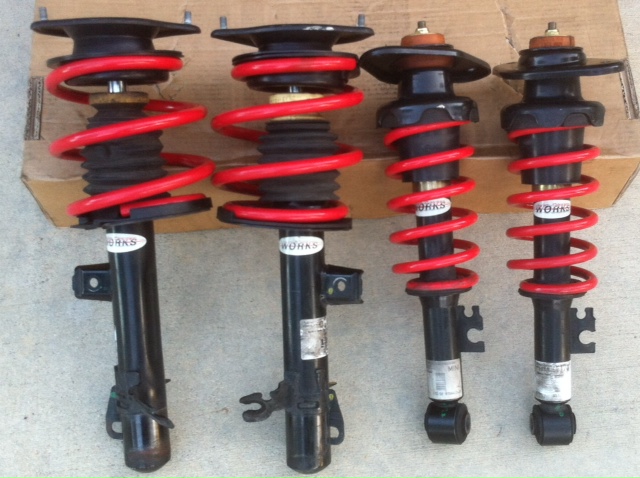 OEM MINI Cooper S JCW R53 Front Right Red Coil Spring 31336768415 Genuine  for sale online