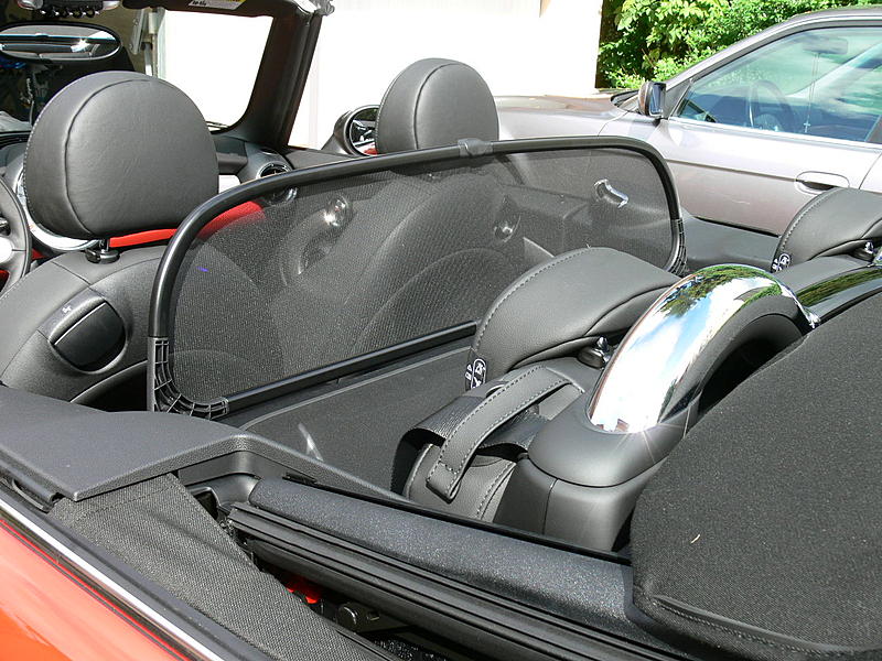 Mini r57 on sale wind deflector